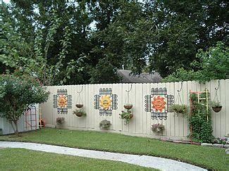 Garden Fence Decoration Ideas | Backyard fence decor, Backyard fences, Fence decor