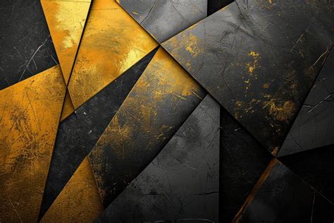 Geometric abstract background black gold | Free Photo - rawpixel