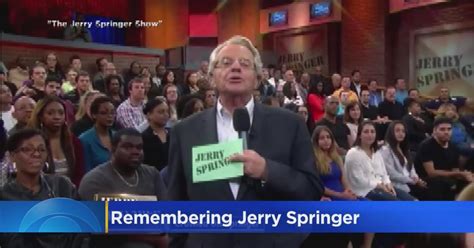 Remembering talk show icon Jerry Springer - CBS Chicago