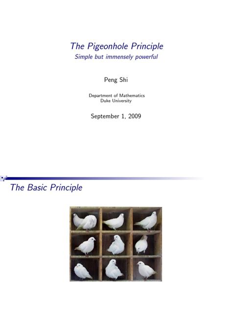 Pigeonhole principle | Mathematical Proof | Theorem