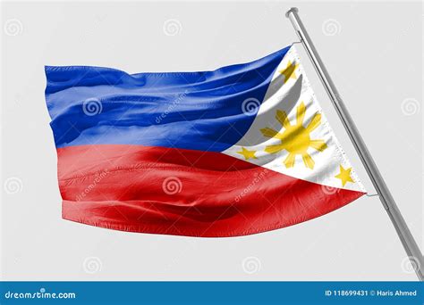 Waving Philippine Flag Drawing