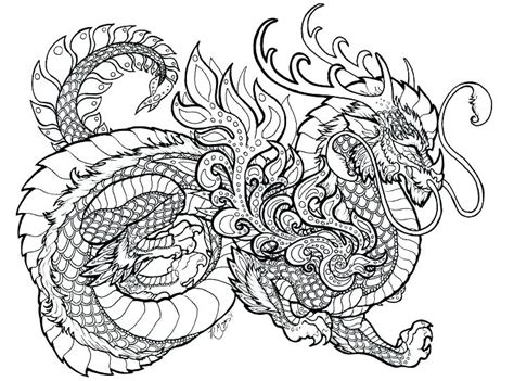 Dragon Coloring Pages for Adults - Best Coloring Pages For Kids