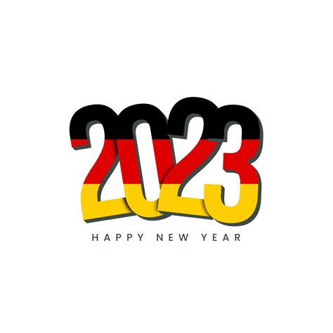 New Year 2023 with country flag Germany 14325697 PNG