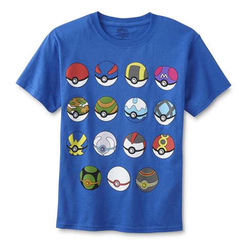 Nintendo Pokemon Boys' Graphic T-Shirt - Poke Balls