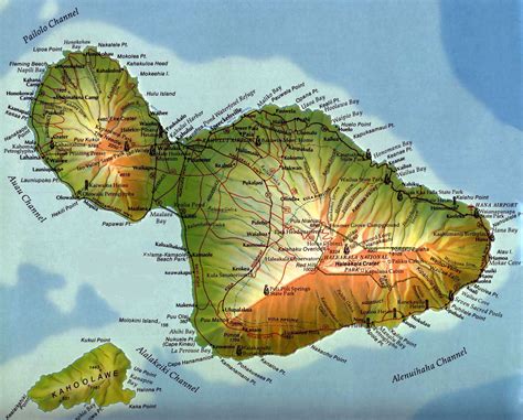 Map of Maui