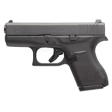 Glock 42, Semi-Automatic, .380 ACP, 3.25" Barrel , 6+1 Rounds - 641956 ...