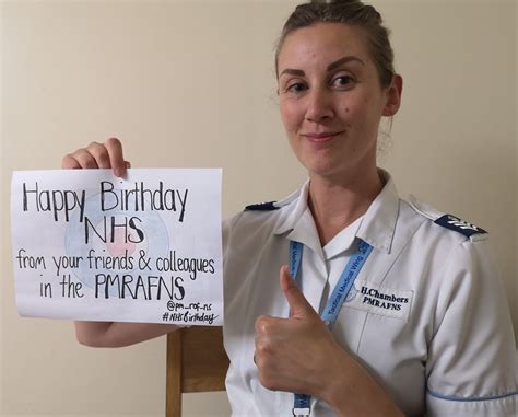 RAF Nurses Send Birthday Wishes To NHS At 72 | Royal Air Force