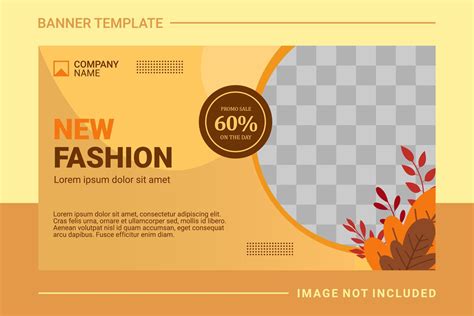 Fashion web banner and landing page template 5078804 Vector Art at Vecteezy