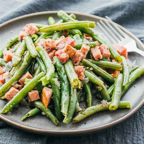 How To Cook Instant Pot Green Beans And Ham - Savory Tooth