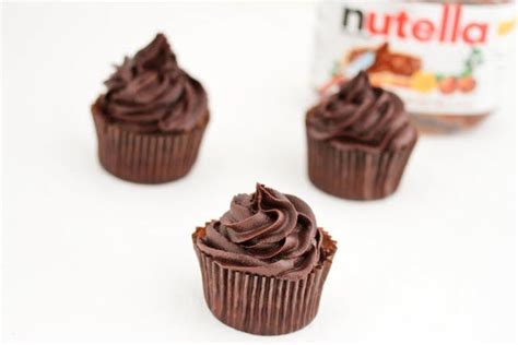 Nutella Cupcakes with Homemade Nutella frosting | Kirbie's Cravings | A San Diego food blog ...