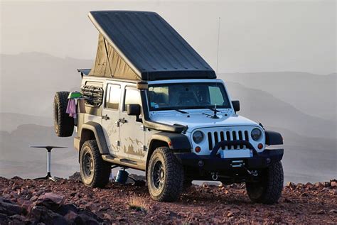 The Epic Jeep Wrangler Camper Conversion With A Pop Top