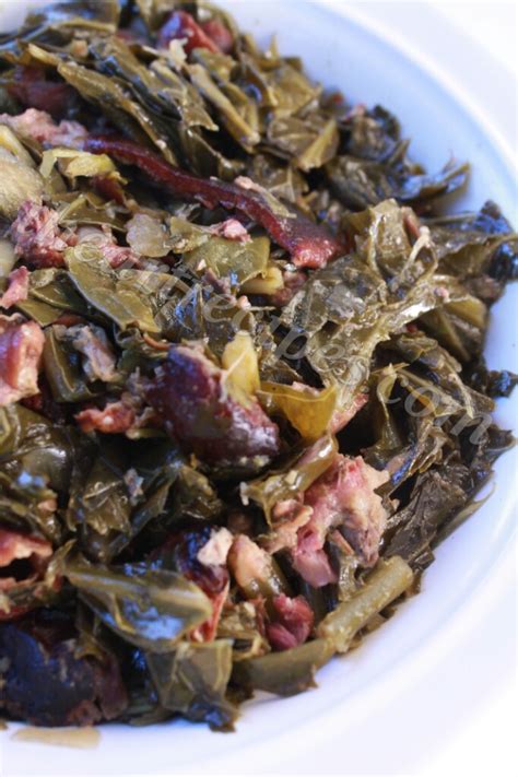 Crock-Pot Collard Greens and Ham Hocks | I Heart Recipes