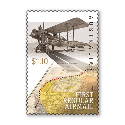First Regular Airmail - Australia Post