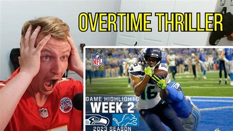 Seattle Seahawks vs. Detroit Lions Highlights BRITISH REACTION - YouTube