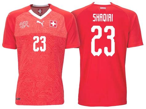 Switzerland World Cup Jersey 2018 #23 | World cup jerseys, Jersey ...