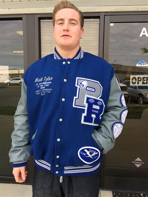 Pin by Mike Doyle on Rocklin High School Thunder Varsity Letterman Jackets | Sports jacket ...