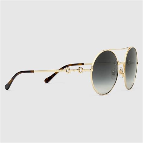 Gucci Round-frame sunglasses - 648492I33308012