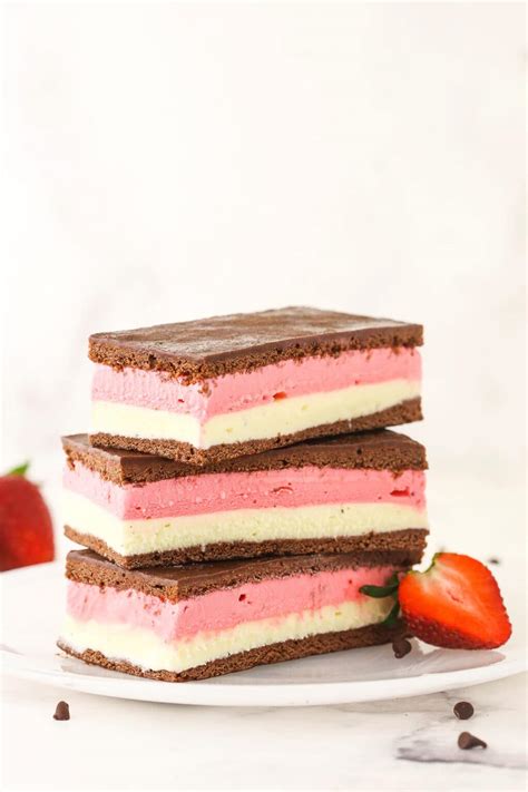 Easy Neapolitan Ice Cream Sandwiches | Life Love & Sugar