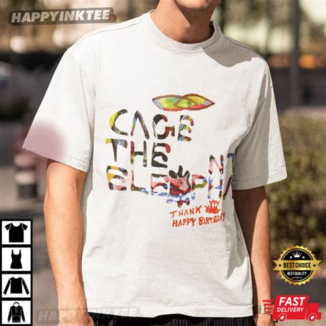 Cage The Elephant Thank You Happy Birthday Album Merch T-Shirt - Chow ...