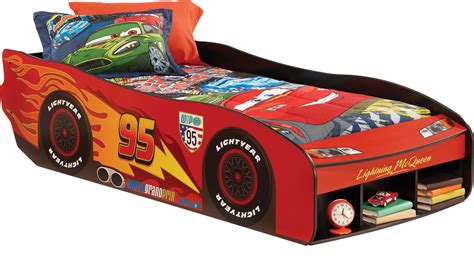 Twin Beds - Disney - Disney Cars Lightning McQueen II Red 3 Pc Twin Bed - 3611603P | Lightning ...