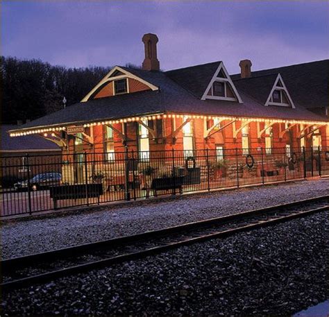 Dennison Railroad Depot Museum (With images) | Train rides, Train depot, House styles