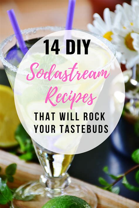 14 DIY SODASTREAM RECIPES THAT WILL ROCK YOUR TASTEBUDS | Soda stream recipes, Soda stream, Soda ...