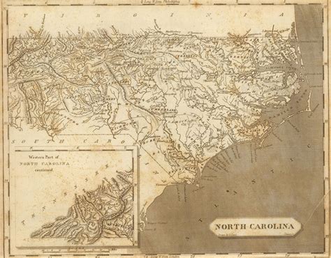 1804 North Carolina Atlas Map | North carolina map, Vintage wall art, Nc map