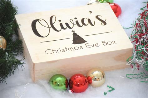 Personalized Christmas Eve Box Wooden Christmas Eve Box christmas gifts ...