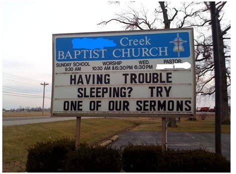 Funny/Ironic Church Signs & Bulletin Bloopers