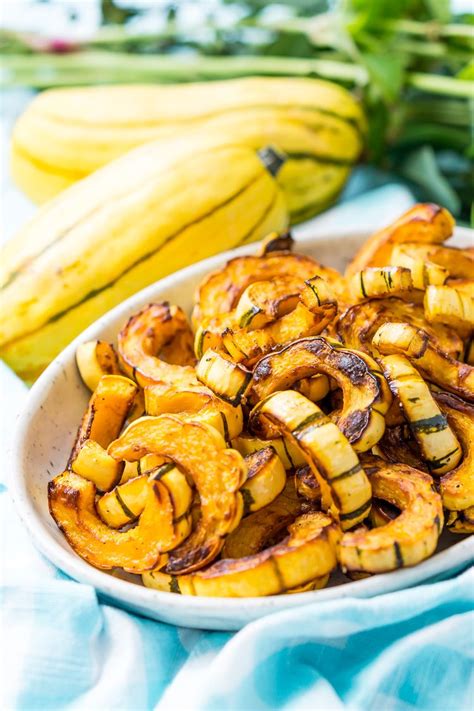 Delicata Squash is a small, easy to cook squash that's sweet and tender and doesn't require ...