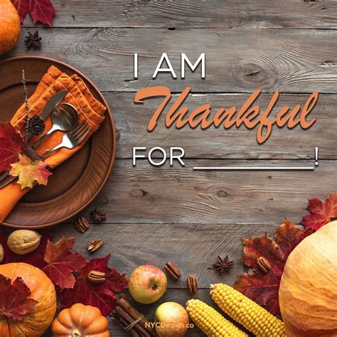 Happy Thanksgiving Card, Printable Free, Thankful For… – NYCDesign.co ...