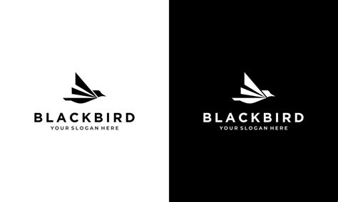 Blackbird Logo Vector Abstract Modern Business 10759036 Vector Art at Vecteezy