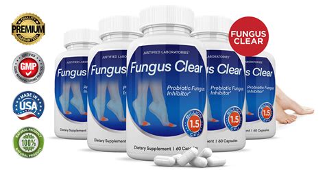 (5 Pack) Fungus Clear Max Pills 1.5 Billion CFU Probiotic Supplement Supports Strong Healthy ...