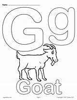 Letter G Alphabet Coloring Pages  3 Printable Versions A sketch template