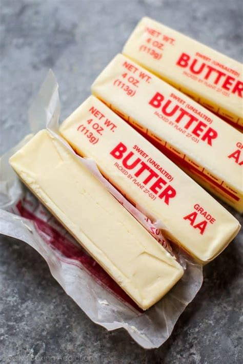 Salted Butter vs Unsalted Butter in Baking - Sallys Baking Addiction