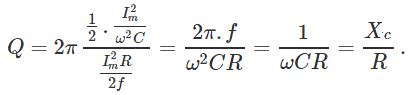 Quality Factor of Inductor and Capacitor