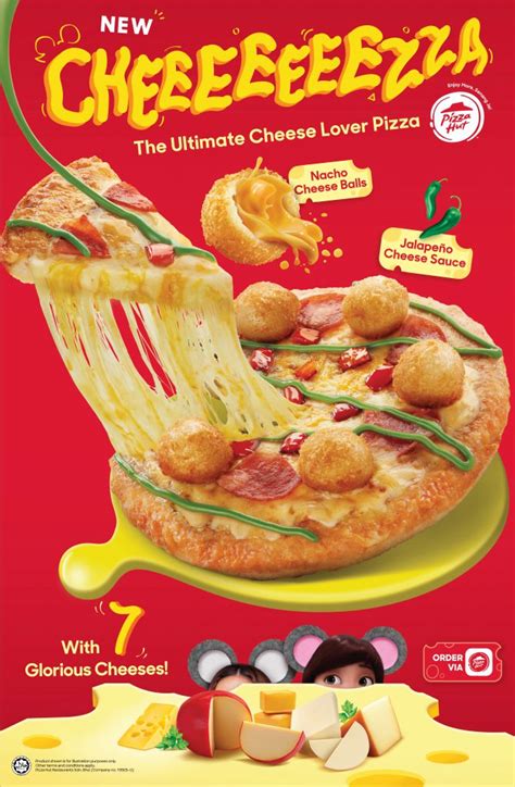 Pizza Hut 's new CHEEEEEEEZZA pizza is a cheese keju-tan!