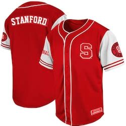 Stanford Cardinal Rally Baseball Jersey - Cardinal - Unique College T ...