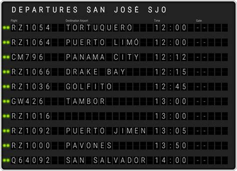 San José Juan Santamaría Airport Departures & [SJO] Flight Schedules