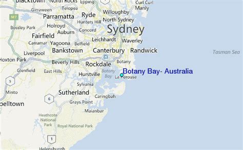 Botany Bay Australia Map