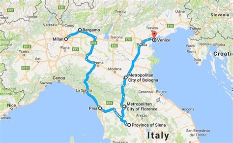 The ultimate road trip around North Italy and Tuscany | Road trip fun, Road trip, Italy