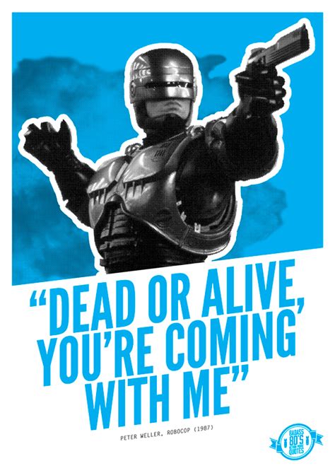 Badass 80's Action Movie Quotes on Behance