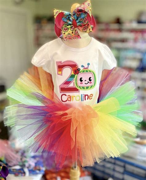 Cocomelon Birthday Tutu Outfit | Birthday tutu outfit, Kid birthday ...