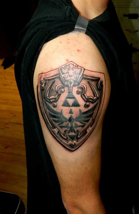 Hylian Shield Tattoo by Sirius-Tattoo on deviantART | Shield tattoo ...