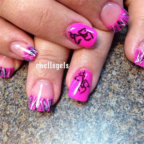 Pink Camo Nail Designs - THE SHOOT