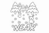 Near  Coloring Page Kids SVG Cut By Creative Fabrica Crafts sketch template