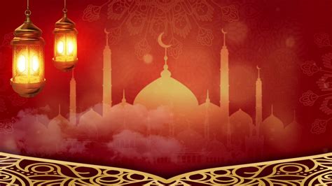 Template Background Islami Merah Free Download - YouTube