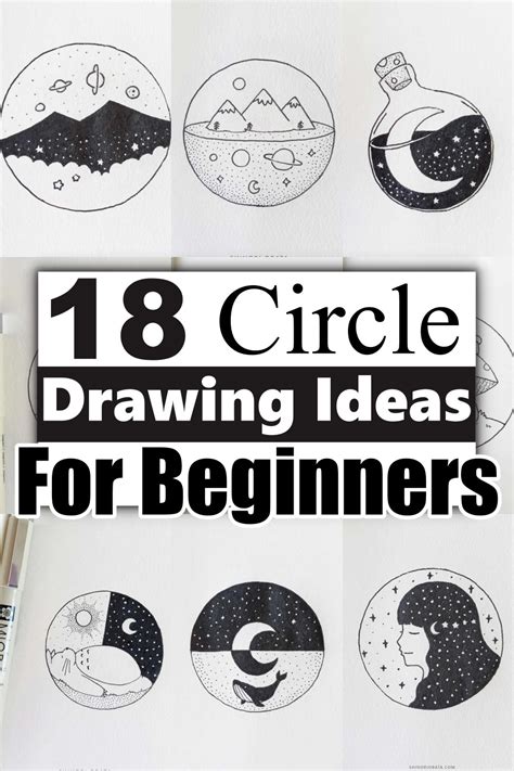 18 Circle Drawing Ideas For Beginners - DIYsCraftsy