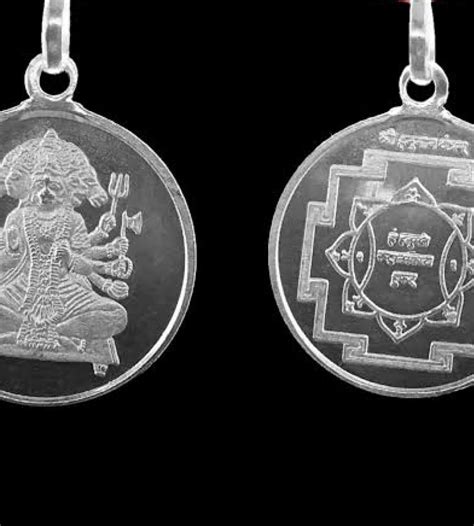 Panchmukhi Hanuman locket silver Panchmukhi Hanuman pendant