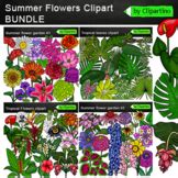 Summer Flowers Clipart-Summer Blooming Garden Flowers clip art #1 by ...